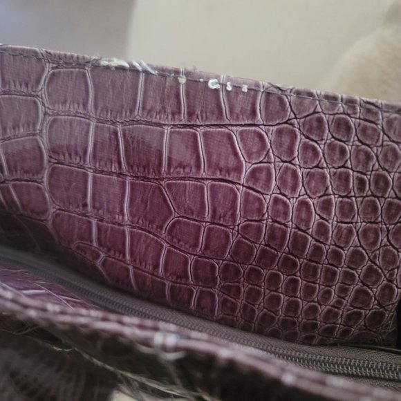 Rosetti Faux Crocodile Handbag, Gray-Used, Very Good Condition - Picture 6 of 6